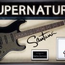 Carlos Santana Signed Guitar Supernatural Custom Framed