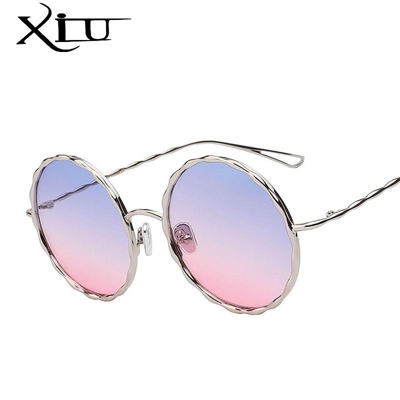 XIU Flip Up Steampunk Sunglasses Men Round Vintage Mens Sunglass