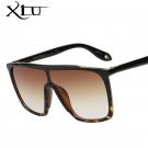 XIU Big Frame Sunglasses Women Unique Integrated Lens Brands Sunglass Fashion Glasses Female Top Qua