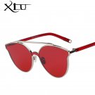 XIU 2017 New Women Brand Designer Sunglasses Classic Cat Eye Sexy Sun glasses Retro Fashion Summer E