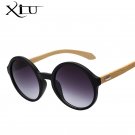XIU Hot Sale Men Women Round Keyhole P3 Quality Brand Designer Sunglasses Bamboo Gafas De Sol Fashio