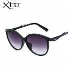 Fashion Sun glasses for Women Oval Shades Points Sunglasses Metal Retro Vintage Glasses Oculos De So