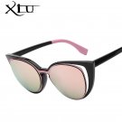 XIU Fashion Cat Eye Sunglasses Women Brand Designer Retro Vintage Female Sun Glasses Oculos de sol f