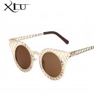 Fashion Cateye Women Sunglasses Metal Frame Steampunk Glasses Vintage Brand Designer Sunglasses Ocul
