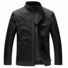 Men Jackets Spring Autumn Men's Jacket Business Men Coat 4XL Zipper Black male Casual style
