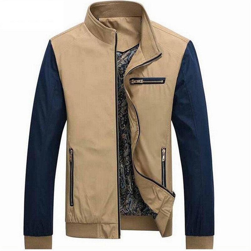 Thin Section Men's jackets Leisure Jacket Men xxxxl Zipper Men's Jacket Spring Autumn Fashion