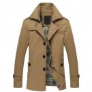 Men Autumn Jacket Cotton Slim Coat 2017  Male Windbreaker Casual style Single-breasted Button Jacket