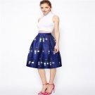 Police Kiosk Digital Printing Puff Skirt 2017 New Personality Slimmer Skirt Euramerican Style High W