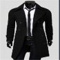 Double Breasted Coat 2015 Selling Fall Winter fashion Lapel Men Long trench Jacket Slim Double Breas