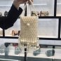 Bead Hand-Woven Pearl Bags | Beaded Totes Bag | Women Party Vintage Handbag | Beading Shoulder Bags