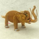 Wire Elephant Sculpture | Wire Elephant Figure | Handmade Elephant Statue | Baby Elephant Figurine