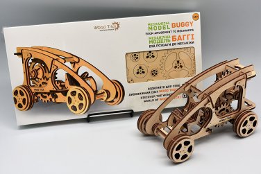 Beach Buggy - WOODTRICK 3D Mechanical Wooden Model to build
