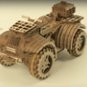 QUAD BIKE - WOODTRICK 3D Mechanical Wooden Model to build