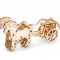 WOODEN CITY Da Vinci's scythed Chariot 3D Mechanical Wooden model