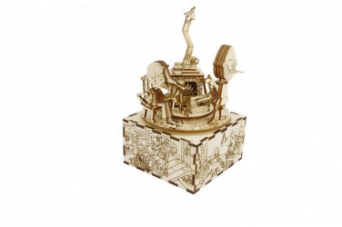 I'm a Marrionett - PINOCCHIO 3D Mechanical Wooden Model and Chiming Box