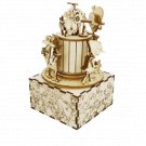 PINOCCHIO & The CARABINIERI -3D Mechanical Wooden Model and Chiming Box