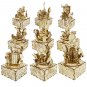 PINOCCHIO & The CARABINIERI -3D Mechanical Wooden Model and Chiming Box