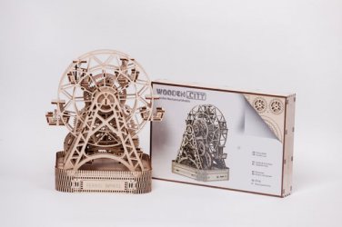 FERRIS WHEEL - WOODEN CITY 3D Mechanical Wooden Model & Puzzle