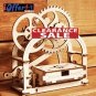BUSINESS CARD Holder ETUI - 3D Mechanical Wooden model & puzzle