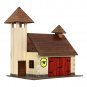 The FIRE STATION (WALACHIA) 3D Wooden Construction Kit for kids