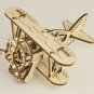 Bi-Plane WOODEN CITY 3D Mechanical wooden model