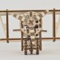 Bi-Plane WOODEN CITY 3D Mechanical wooden model