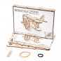 Bi-Plane WOODEN CITY 3D Mechanical wooden model