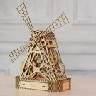 BRAND NEW WINDMILL - WOODEN CITY 3D Mechanical Wooden model