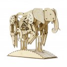 AFRICAN ELEPHANT - MrPLAYWOOD - 3D Mechanical Wooden Model & Puzzle