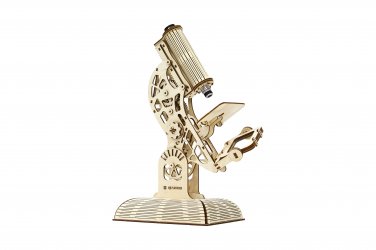 MICROSCOPE - MrPLAYWOOD - 3D Mechanical Wooden Model & Puzzle