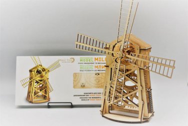 VINTAGE WINDMILL WOODTRICK 3D Mechanical Wooden Model