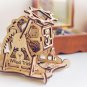 WHEEL of FORTUNE WOODTRICK 3D Mechanical Wooden Model self assembly