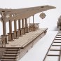 460 Locomotive platform - 3D Mechanical wooden model