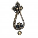 ""Dalphon"" Decorative Brass Door Knocker - Antique Brass