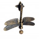 ""Dragon Fly"" Antique Brass Door Knocker - Antique Brass