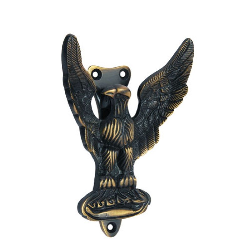 ""Eagle"" Antique Brass Door Knocker - Antique Brass