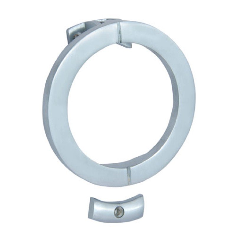 ""Gob"" Brass Door Knocker - Matt Chrome