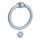 Gog" Brass Door Knocker - Matt Chrome