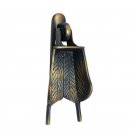 ""Kish"" Decorative Brass Door Knocker - Antique Brass
