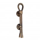 ""Knot"" Decorative Brass Door Knocker - Antique Brass