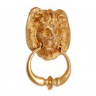 ""Lioness"" Brass Door Knocker - Polish Lacquered