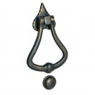 ""Lois"" Brass Door Knocker - Antique Brass