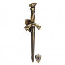 ""Sword"" Antique Brass Door Knocker - Antique Brass