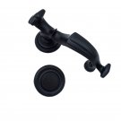 ""Ahisamach"" Black Antique Iron Door Knocker - Black Powdercoated