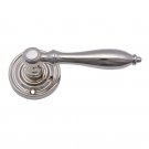 ""Numbers"" Brass Handle with Rose - Polished Chrome