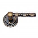 ""Deuteronomy"" Antique Brass Handle with Rose - Antique Brass