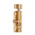 3"" Light Duty Brass Barrel Bolt -  Polish Lacqured