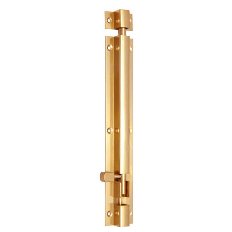 8"" Heavy Duty Barrel Bolt - Antique Brass