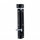 6.60"" Iron Barrel Bolt(Light Duty) - Black Powdercoated