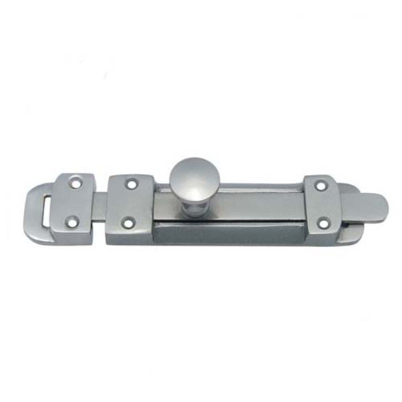 5.70"" Brass Tower Bolt -  Satin Nickel